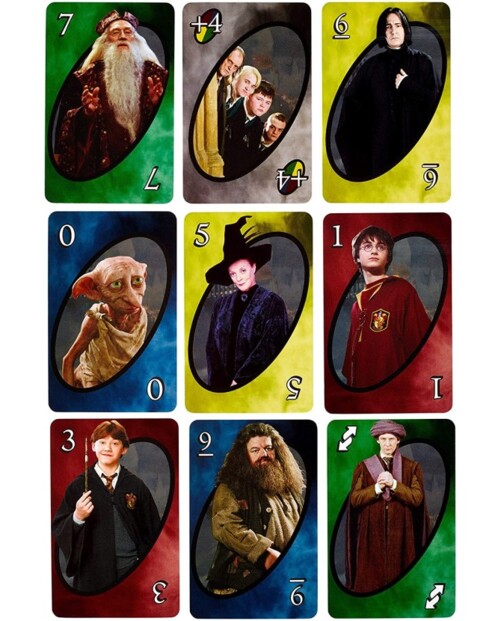 UNO Harry Potter, le jeu de cartes magique à partager