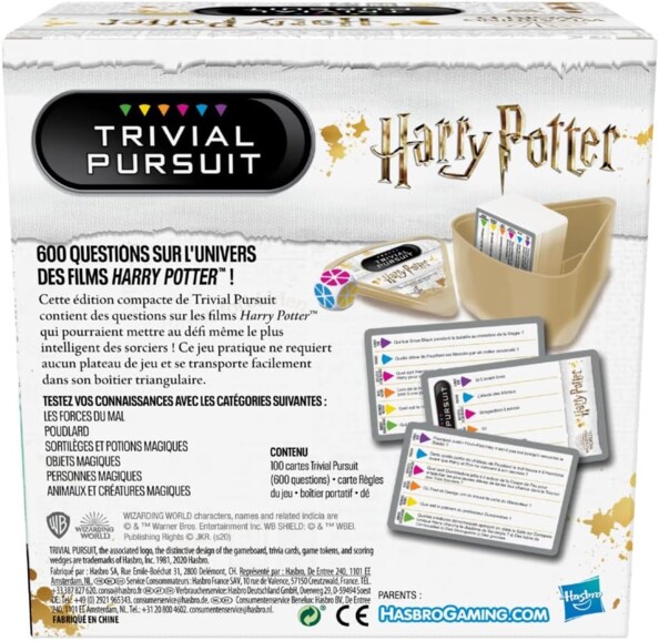 Jeu de questions Harry Potter Trivial Pursuit