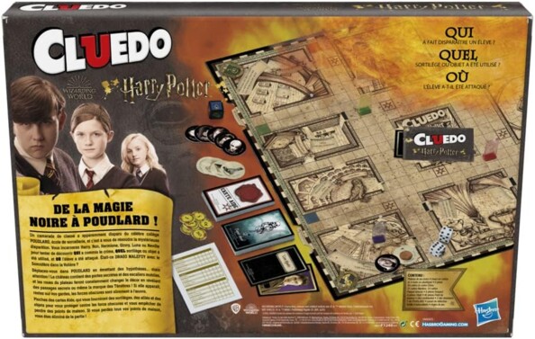 Dos boîte de jeu Cluedo Harry Potter Wizarding World par Hasbro