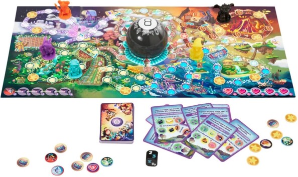 Jeu de plateau et coopératif Magic8Ball l'épopée magique