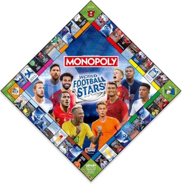 Plateau de jeu de Monopoly World Football