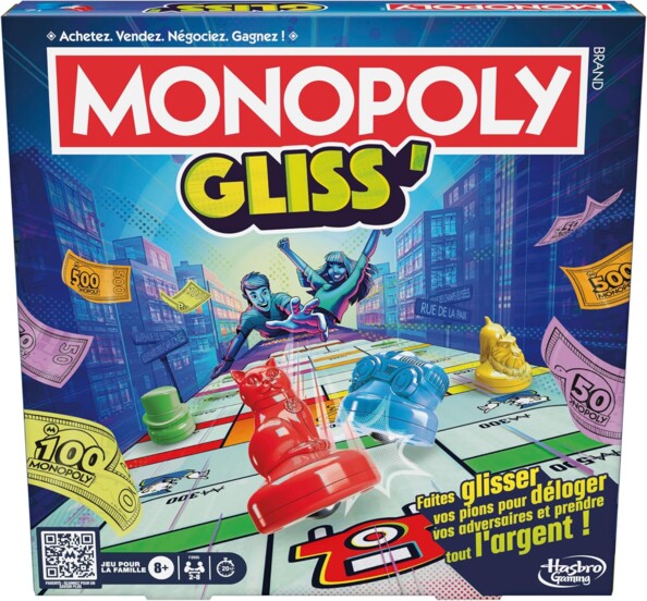 Jeu original Monopoly Gliss' par Hasbro Gaming