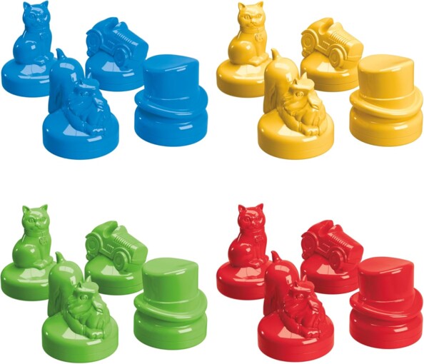 Pions du jeu Monopoly Gliss par Hasbro Games