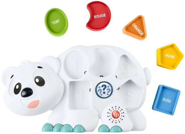 Ours Polaire interactif pour apprentissage des formes et couleurs