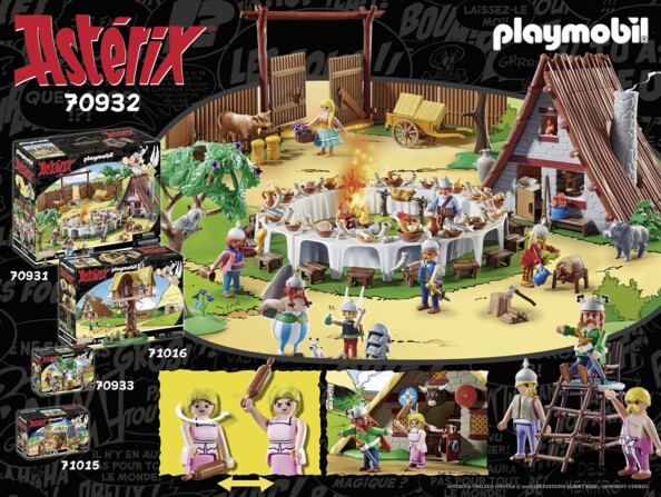 La hutte d'Abraracourcix Playmobil Astérix pour revivre les aventures du village