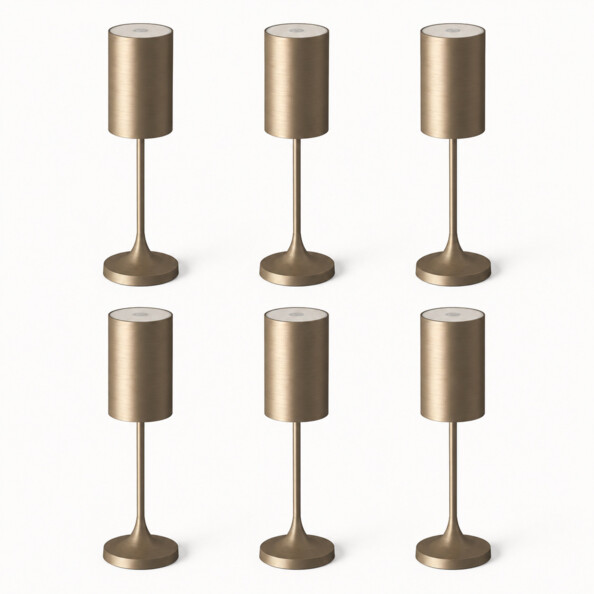 6 lampes de table rechargeables Vina 200 de la marque LAMPA