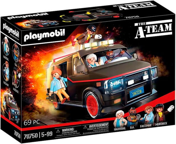 Le Fourgon Playmobil de l'Agence tous risques et ses héros légendaires