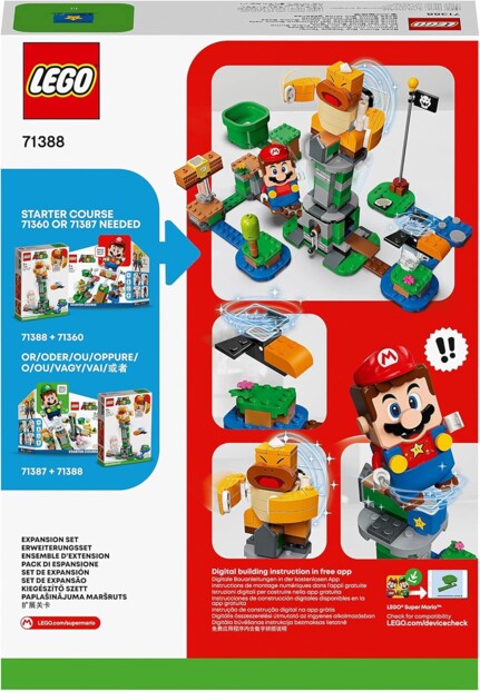 Dos boîte Super Mario LEGO 71388