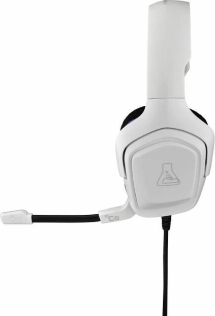 Côté gauche du casque audio stéréo Xtra Bass avec micro rotatif et câble jack intégré
