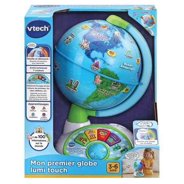 Mon premier globe terrestre interactif et lumineux VTech