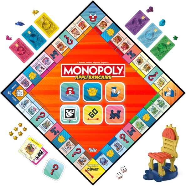 Monopoly Appli bancaire pour des parties modernes et sans argent liquide