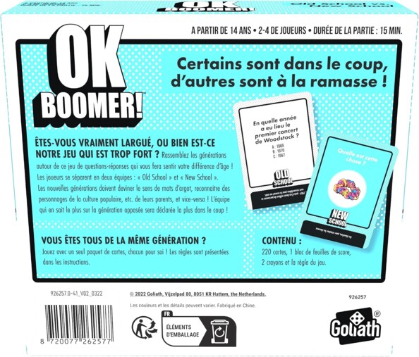 OK Boomer ! Quiz Old School vs New School
