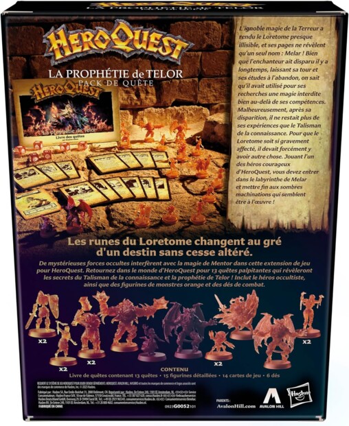 HeroQuest La Prophétie de Telor : une extension pleine de magie et de mystères