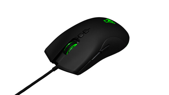 Souris filaire ambidextre pour gamer avec lumière 7 couleurs RVB