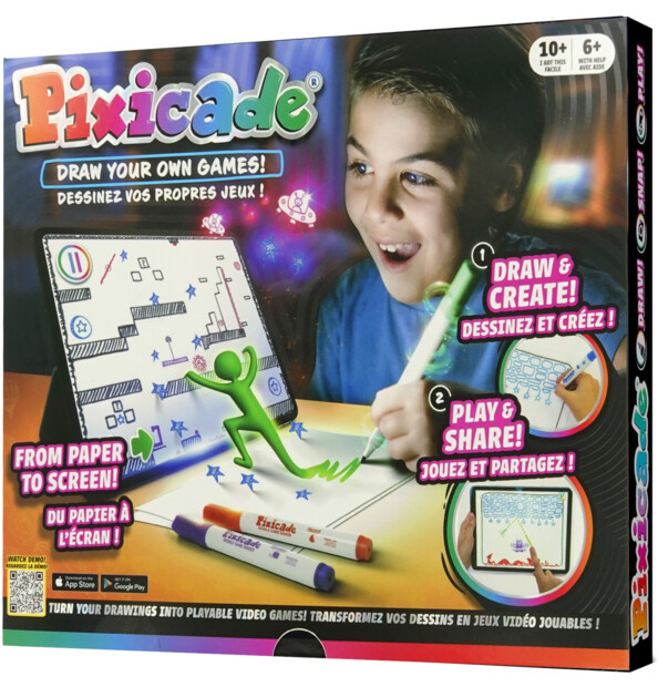 PIXICADE : Dessinez et créez vos propres jeux et jouez les sur iOS et Android