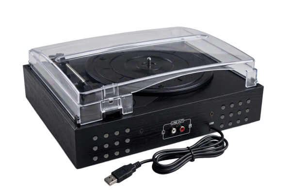 Platine vinyle Inovalley avec connecteurs RCA et port USB pour encodage MP3