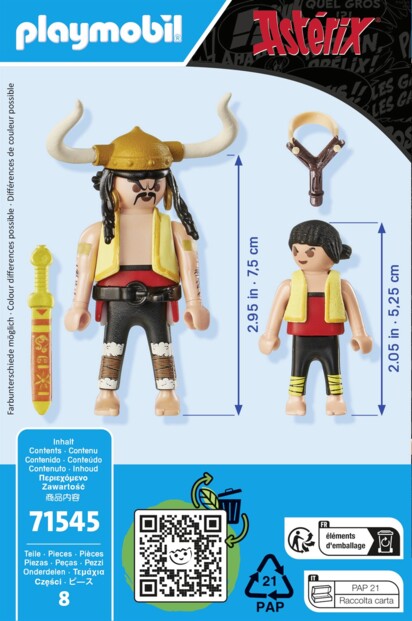 Playmobil Astérix : Soupalognon et Pepe