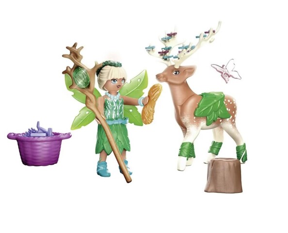 Forest Fairy avec son cerf par Playmobil