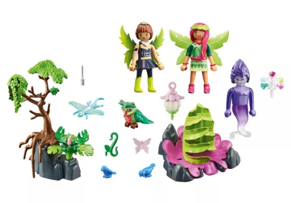 Contenu du set de 47 pièces Playmobil Ayuma et la plante magique