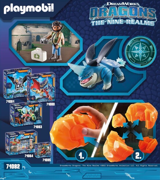 Dos emballage Playmobil 71082 Dragon