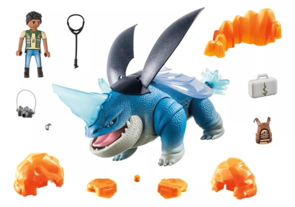 Dragon Plowhorn avec figurine D'Angelo Playmobil