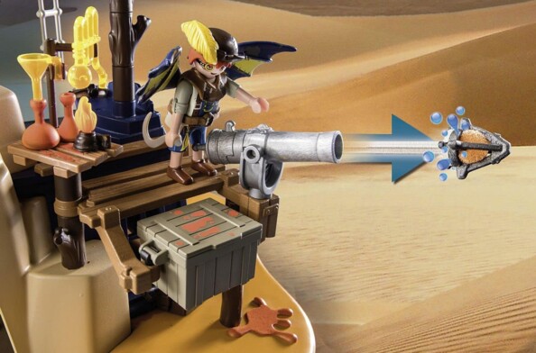 Canon en action base Playmobil Sal'ahari Sands