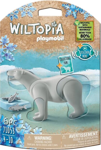 Playmobil Wiltopia – Ours polaire (71053) : Aventure Arctique
