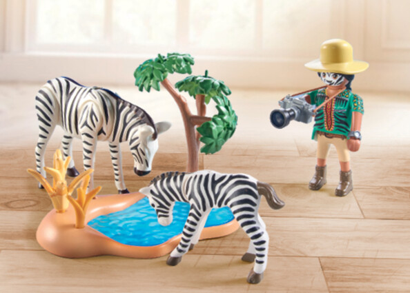 Playmobil Wiltopia Photographe et zèbres