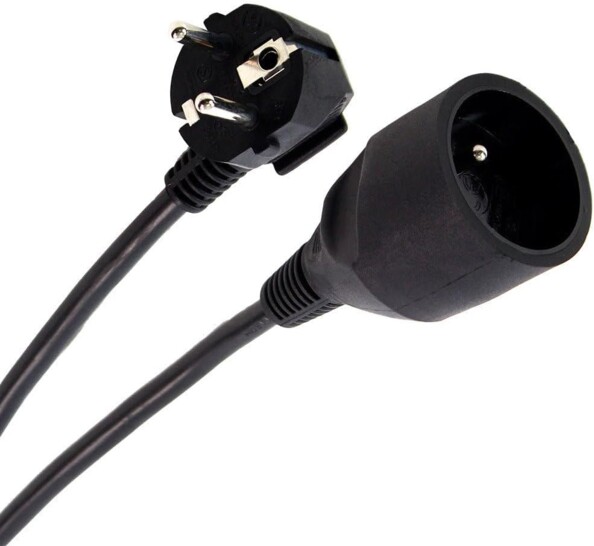 Rallonge électrique norme NF 3 m Easy avec prise terre et câble 3 x 1,5 mm²