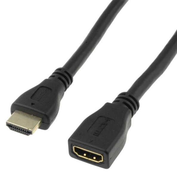 Rallonge HDMI mâle femelle 2 m compatible 4K 3D et Ethernet