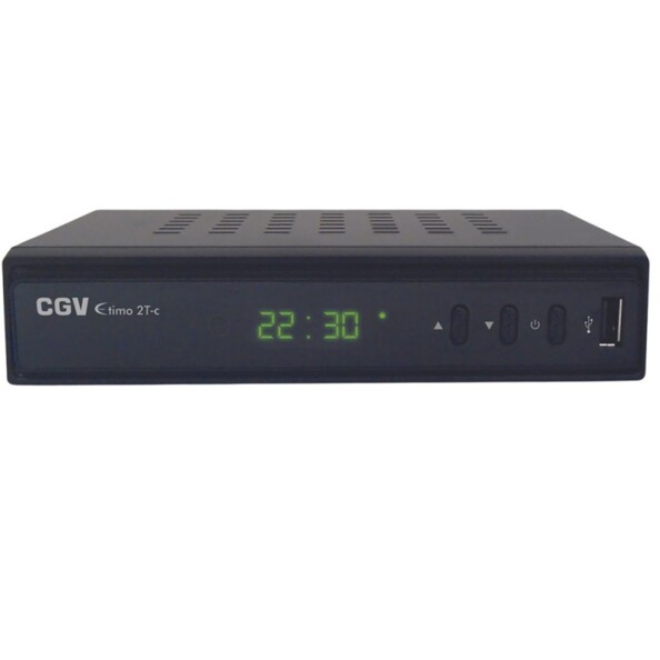 Récepteur/Enregistreur TNT HD double tuner ETIMO 2T-C de la marque CGV