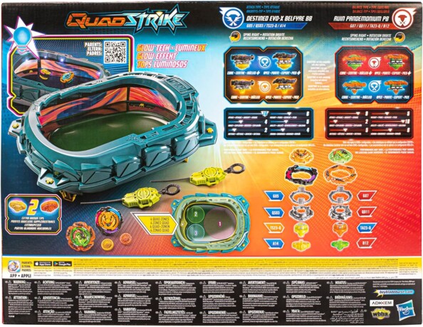 Vu arrière set de combat Beylade Hasbro F6780