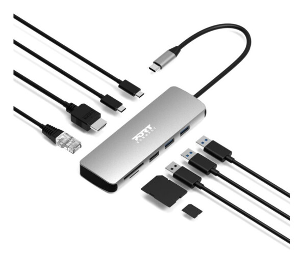 Station d’accueil USB-C 9 ports 900164 de la marque Port Designs