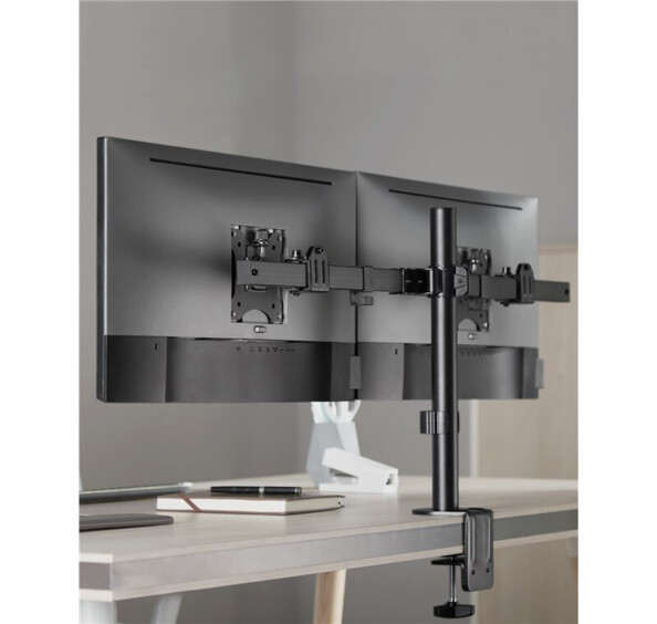 Support deux écrans 17 à 32 " pour bureau
