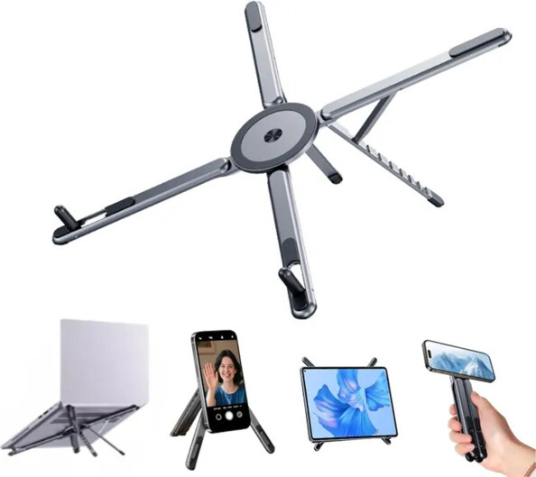 Support multifonction pour téléphone, tablette et PC portable compatible MagSafe de la marque Pearl