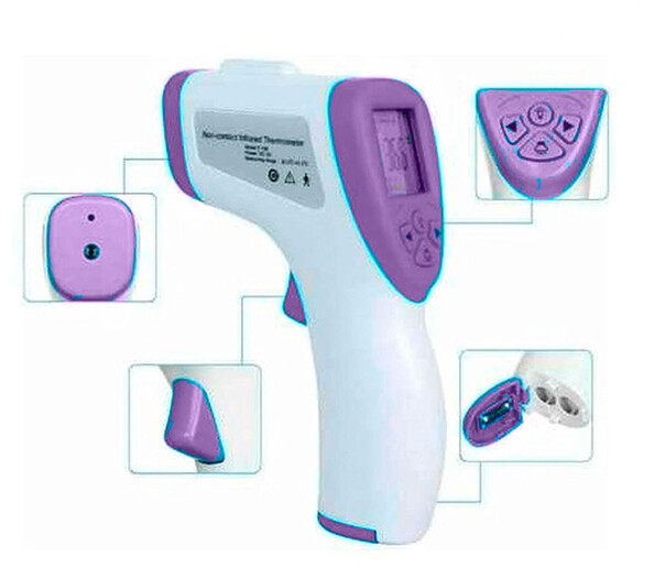 Thermomètre IR Infrarouge BZ-R6 avec écran, touche de fonction