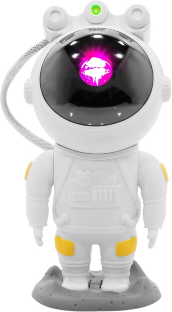 Projecteur laser LED RVB en forme d'astronaute en combinaison sur socle