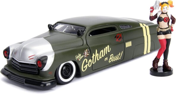 Voiture miniature Mercury 1951 avec figurine Harley Quinn par Jada Toys