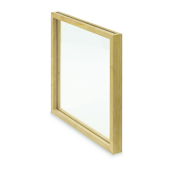 Cadre pour vinyles en bambou - Bois clair