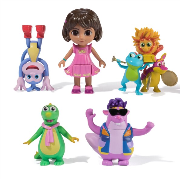 Coffret figurines Dora et amis Boots, Tico, Isa et Trio Fiesta