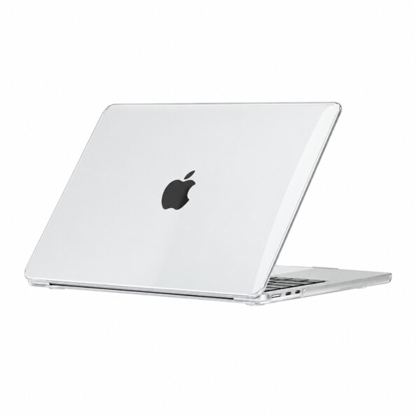 Coque transparente Crystal Clear pour MacBook Air 15" M2/M3/M4/M5