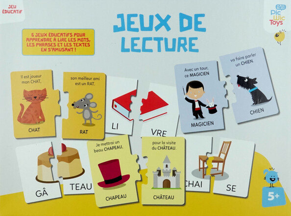 Boîte du jeu éducatif Jeux de Lecture PicWicToys dès 5 ans
