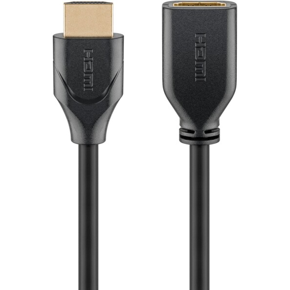 Rallonge HDMI mâle/femelle compatible 4K, 3D et Ethernet - 1 m