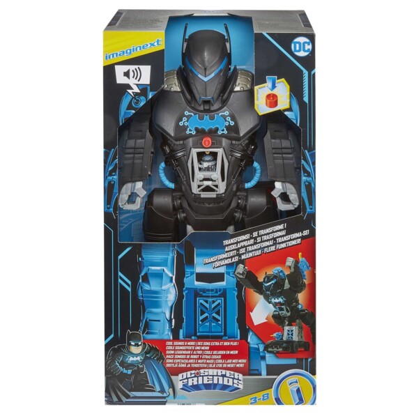Robot Batman 2 en 1 Imaginext Bat-Tech Batbot DC Super Friends 61 cm