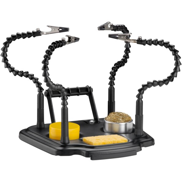Support de soudure troisième main avec 4 bras flexibles