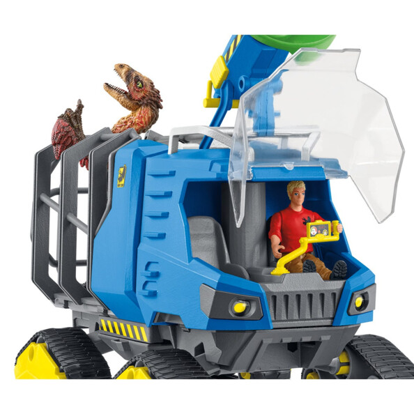 Véhicule chenillé Dinosaurs avec Dakotaraptor et ranger Flynn