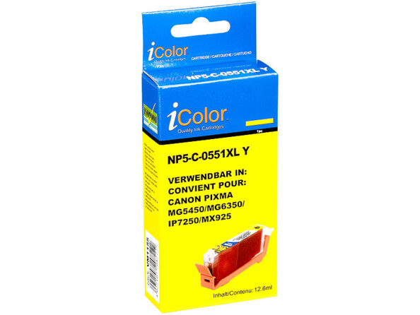 Cartouche CLI-551Y XL compatible Canon