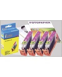 4 Cartouches I Color compatibles Canon - magenta