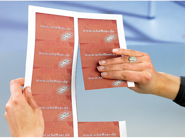 250 cartes de visites prédécoupées