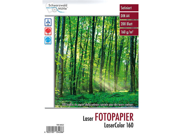 200 feuilles A4 "LaserColor 160" 160 g/m²